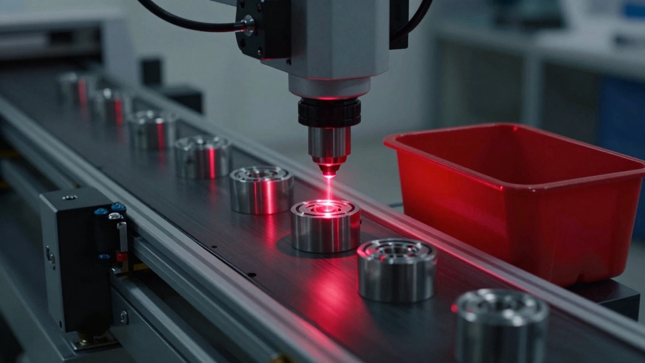 Автоматизированная система лазерного контроля и сортировки деталей