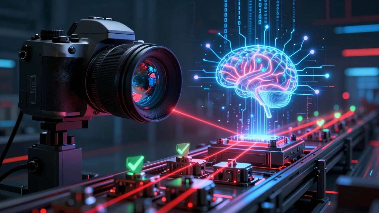 Искусственный интеллект и компьютерное зрение контролируют конвейер
