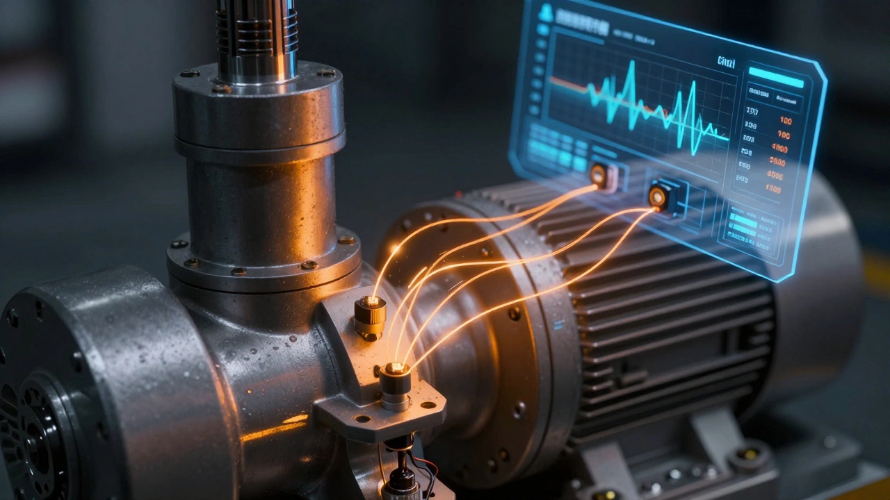 Датчики IIoT на промышленном оборудовании
