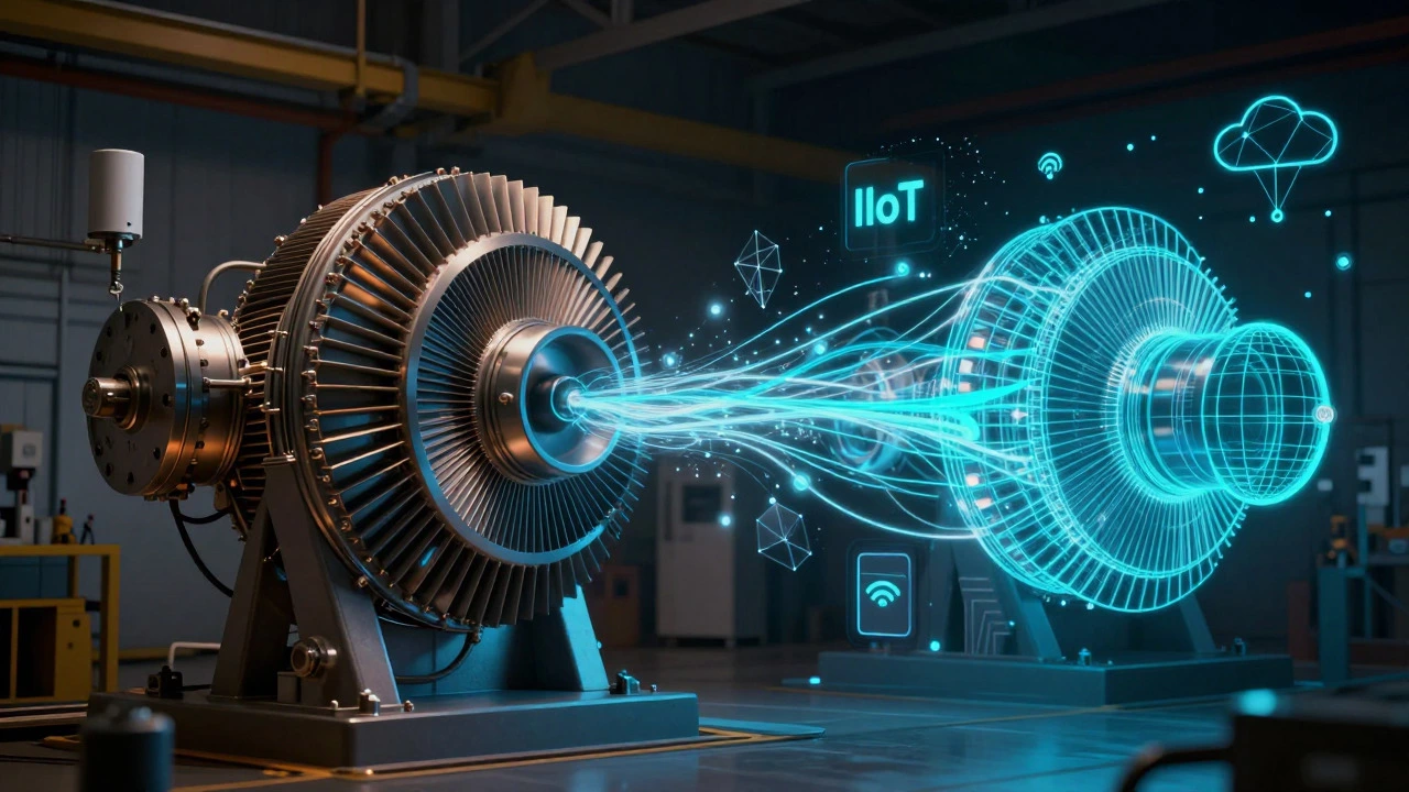 Цифровой двойник промышленной турбины и потоки данных IoT
